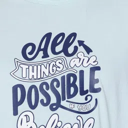 URBE-URBAN EVOLUTION Women Typography 2 Printed Drop-Shoulder Sleeves T-shirt image 4