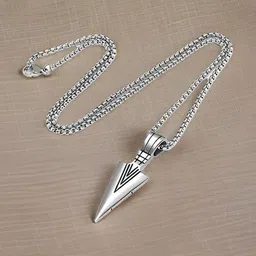 Omaya Jewels Arrow-Shaped Pendant With Chain-picture-34