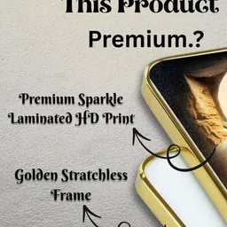 Livin'luxe Gold-Toned MDF Other Wall Paintings image 2