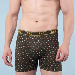 RKG Pack Of 3 Assorted Printed Mid Rise Short Trunk-picture-13