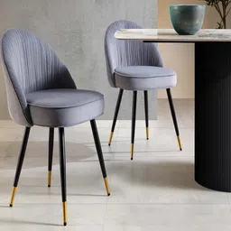 DOE BUCK MOMENCE DINING GREY METAL CHAIR-image-57