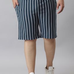 Instafab Plus Men Striped Technology Shorts-picture-46