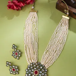 Anouk Gold Plated Kundan Studded Jewellery Set-picture-22