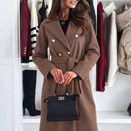 bebe Women Notched Lapel Long Sleeve Coats-picture-12