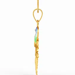 Joyalukkas 22KT Peacock Pendant Gold image 5