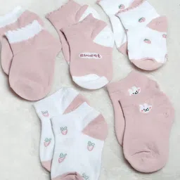N2S NEXT2SKIN Kids Pack Of 3 Patterned Ankle-Length Socks image 2
