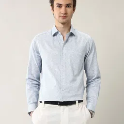 Arrow Men Slim Fit Spread Collar Floral Printed Cotton Formal Shirt-image-62