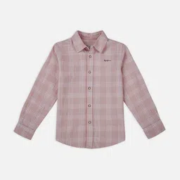 Pepe Jeans Boys Spread Collar Checked Cotton Casual Shirt-picture-27