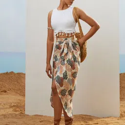 CMGE Tropical Printed Ready-to-Wear Casual Sarong image 2