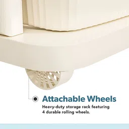 RUBOXA Cream-Coloured Set of 1 Regular Drawer Organiser Organisers image 2