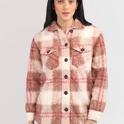 HONNETE Checked Single-Breasted Overcoats-picture-39