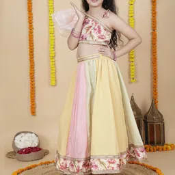 Cutiediva Girls Embellished Top with Skirt-image-30
