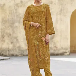 Stylee LIFESTYLE Embroidered Organza Unstitched Dress Material-image-42