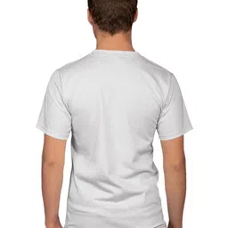 Tantra Men Printed Monochrome T-shirt image 3