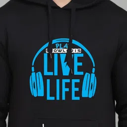 MINISTRY OF FRIENDS Men Printed Hooded Sweatshirt image 3