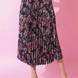KZULLY STYLE Printed A-Line Midi Skirt-image-7