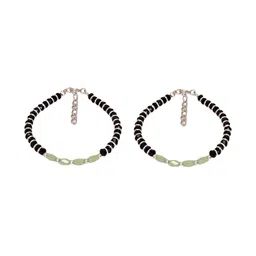 Sahiba Gems Silver-Plated Silver Artificial Stones Bracelet-picture-10