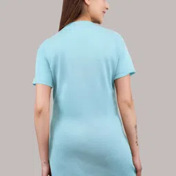 URBE-URBAN EVOLUTION Women Typography 2 Printed Applique T-shirt image 3