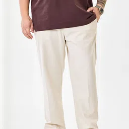 Snitch Men Plus Size Mid-Rise Formal Trouser-image-51
