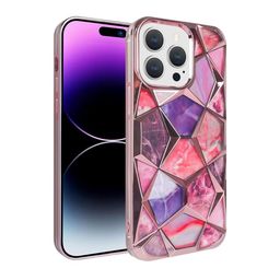CASE CREATION Geometric Printed iPhone 13 Back Case Mobile Accessories-picture-10