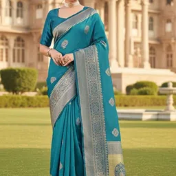Moda Rapido Ethnic Motifs Woven Design Zari Kanjeevaram Saree-picture-55