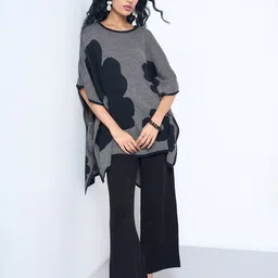 AKKRITI BY PANTALOONS Women Floral Printed Poncho-picture-18