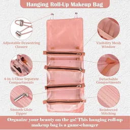 JD FRESH Pink Makeup Organiser image 3