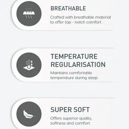 MYTRIDENT Indulgence Primrose White & Pink Printed Cotton Mild Winter Double Bed Comforter image 2