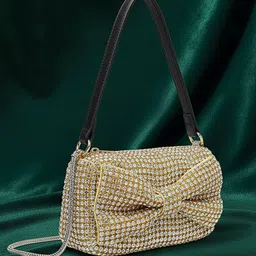 bebe Embellished Handheld Bag image 3