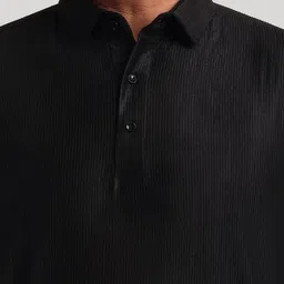 LUXURIT Men Polo Collar Pockets T-shirt image 2