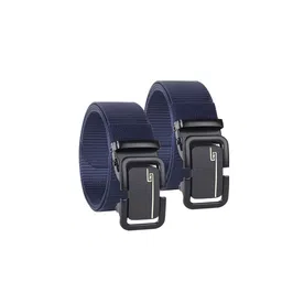 SHOPGLOBAL Men Pack Of 2 Textured Belts-picture-29