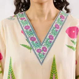 Rustorange Printed Pure Cotton Tunic With Trousers Co-Ords image 4