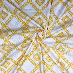 PALASH Geometric Block Printed Pure Cotton Unstitched Dress Material-image-95