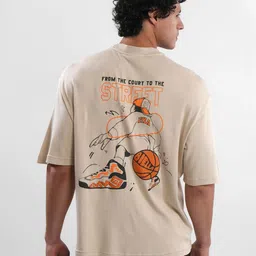 FILA Unisex Typography Printed Raw Edge T-shirt-picture-19