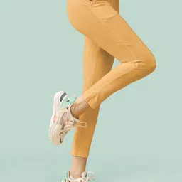 LYRA High Waist 4-Way Stretch Ankle Length Tights image 3