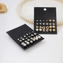 Vembley Set of 24 Contemporary Studs Earrings image 4