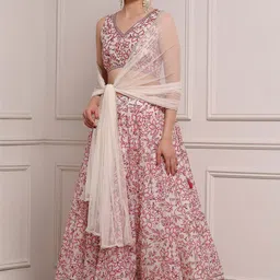 Biba Ready to Wear Lehenga & Blouse With Dupatta-picture-18