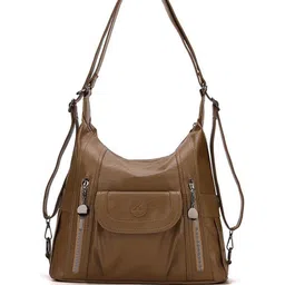 CORSICA Women Solid Structured Zip Detail Shoulder Bag-picture-21