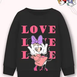 YK Disney Girls Printed Pullover Sweatshirt-image-85