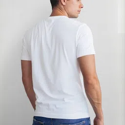 Seekbuylove Men Bio Finish Typography Printed Pure Cotton T-shirt image 3