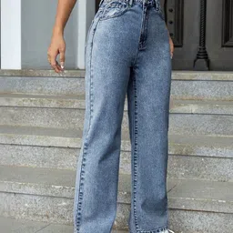 ROBECULT COLLECTION Women Comfort Straight Fit High-Rise Plus Size Stretchable Jeans image 3