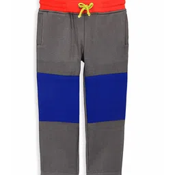 Cherry Crumble Kids Colourblocked Mid-Rise Track Pants-picture-35