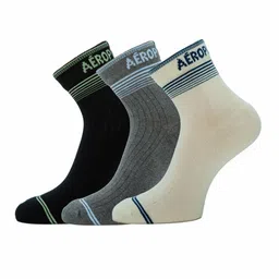 Aeropostale Men Pack Of 3 Striped Half Cushion Ankle-Length Socks-picture-34