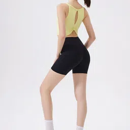 JC Collection Women Skinny Fit High-Rise Training or Gym Hot Pants with Antimicrobial Technology Shorts image 5