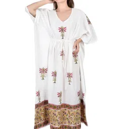 Fabric Venue Floral Print Kaftan Maxi Dress-picture-32
