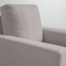 Sleepyhead Bae 1 Seater Sofa Fabric Pebble Brown image 2