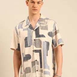 Voroxy Men Relaxed Printed Casual Shirt-picture-39