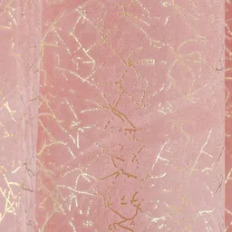 GEET CREATIONS Pink & Gold-Toned Abstract Room Darkening Long Door Curtain image 2