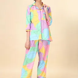 MOMMY BUG Women Printed Night suit-image-2