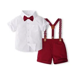 YK Boys Shirt Collar Pure Cotton Shirt With Shorts-picture-34